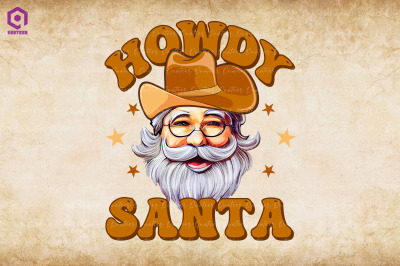 Cowboy Santa Howdy Santa Christmas