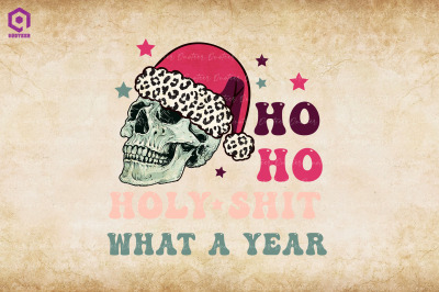 Ho ho Holy What a Year Skull