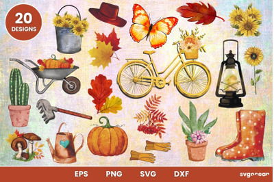 Fall Clipart SVG Bundle