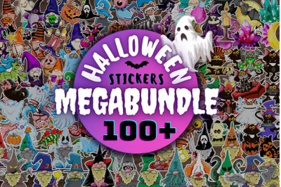 Halloween Stickers Megabundle