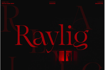 Raylig - Classic Serif