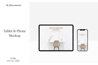 Tablet and Phone Mockup