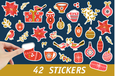 It&#039;s Christmas time/ Printable Stickers Cricut Design