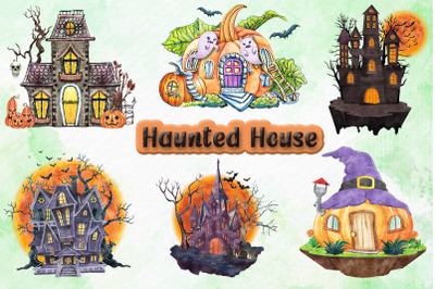 Haunted House PNG Bundle