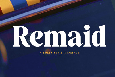 Remaid Typeface