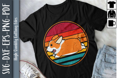 Corgi Retro Vintage 60s 70s Corgi Loves