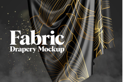 Fabric Drapery Mockup