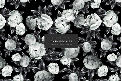 Dark Peonies