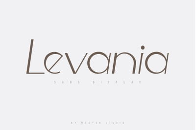 Levania Sans Display