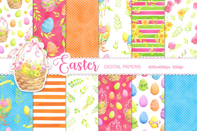 Easter digital papers