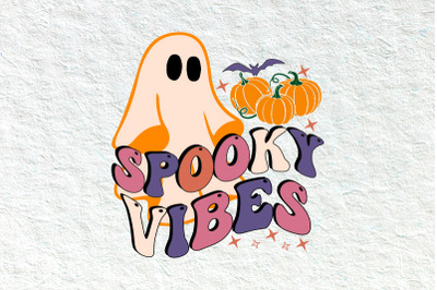 Retro spooky vibes Halloween svg