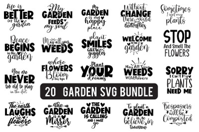 Garden SVG Bundle