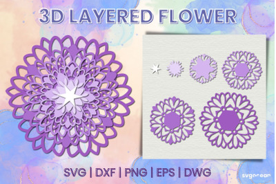 3d Layered Paper Floral