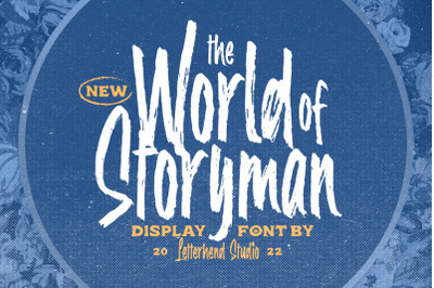 World Of Storyman - Dry Brush Font