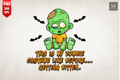 This Is My Cute Zombie Costume Halloween