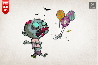 Zombie Funny Balloon Cute Zombie