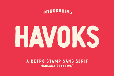 Havoks Stamp Sans Serif