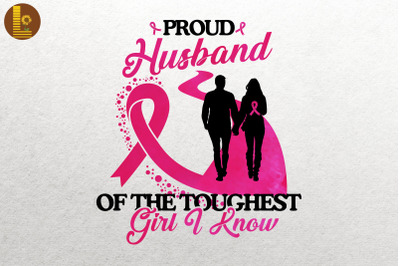 Proud Husband Breast Cancer Awareness