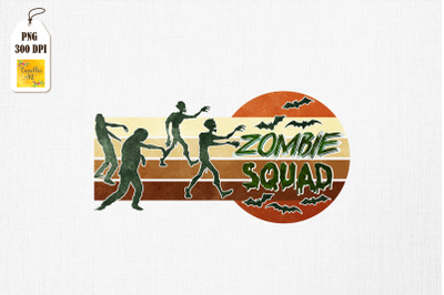 Zombie Squad Retro Vintage Halloween