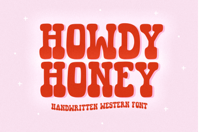 Howdy Honey - Retro Western Font