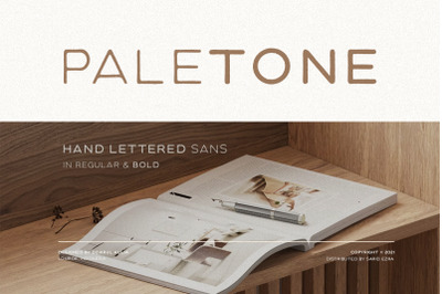 Paletone - Hand Lettered Sans