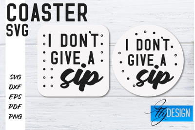 Coasters SVG | Coffee SVG Design | Funny Quotes