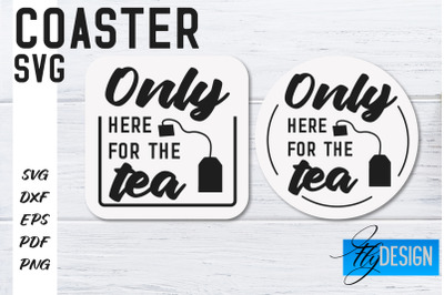 Coasters SVG | Coffee SVG Design | Funny Quotes