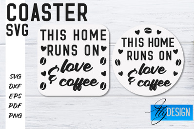 Coasters SVG | Coffee SVG Design | Funny Quotes