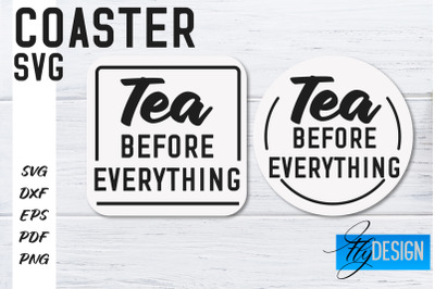 Coasters SVG | Coffee SVG Design | Funny Quotes