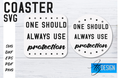 Coasters SVG | Coffee SVG Design | Funny Quotes