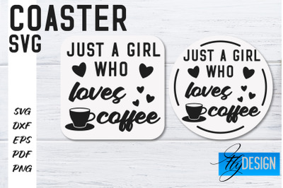 Coasters SVG | Coffee SVG Design | Funny Quotes