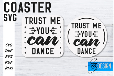 Coasters SVG | Coffee SVG Design | Funny Quotes