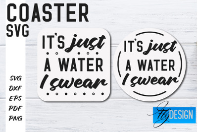 Coasters SVG | Coffee SVG Design | Funny Quotes