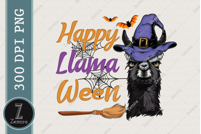 Happy Llama Ween Llama Halloween