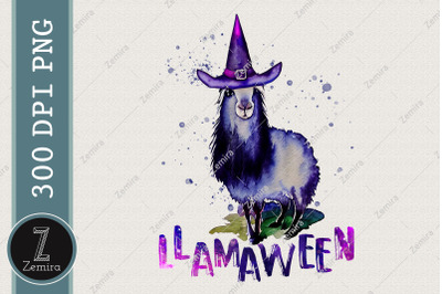 Llamaween Witch Hat Halloween