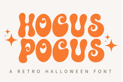 Hocus Pocus - A retro halloween font