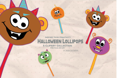 Halloween Lollipop cartoon character