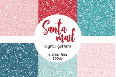 Santa Mail Glitters