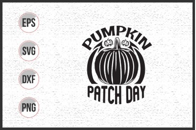 Pumpkin patch day svg