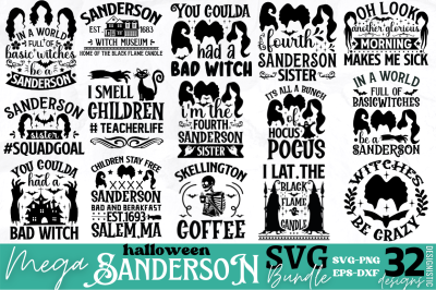Sanderson Sisters SVG Bundle