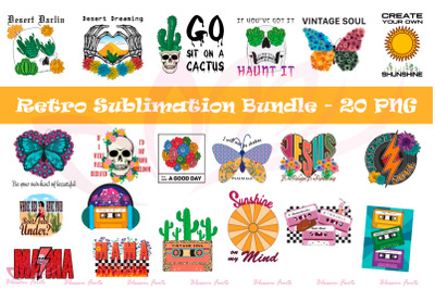 Retro Sublimation Bundle Download