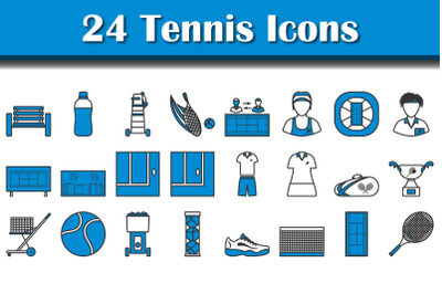 Tennis Icon Set