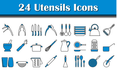 Utensils Icon Set