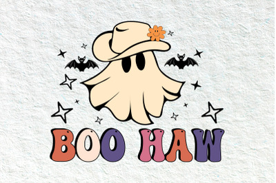 Boo haw - A cute retro Halloween svg