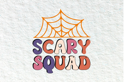 Scary squad - A cute retro Halloween svg