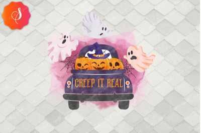 Creep It Real Halloween Design