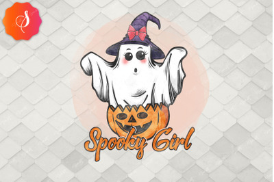 Spooky Girl Halloween Design