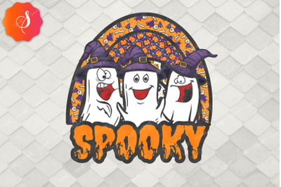 Spooky Rainbow Halloween Design