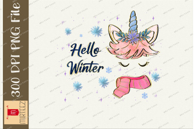 Hello Winter Unicorn Lover