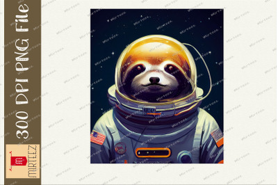 Astronaut Sloth Spaceman Galaxy